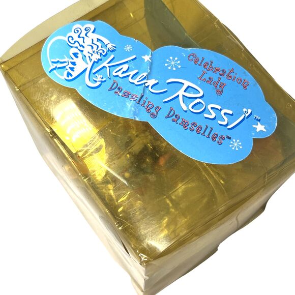 Karen Rossi Hanging "Celebrate" Mobile Woman Figurine Decor Ornament Vintage NEW - Picture 2 of 4